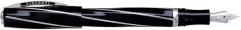 Visconti Divina Black medium fountain pen - stilografica